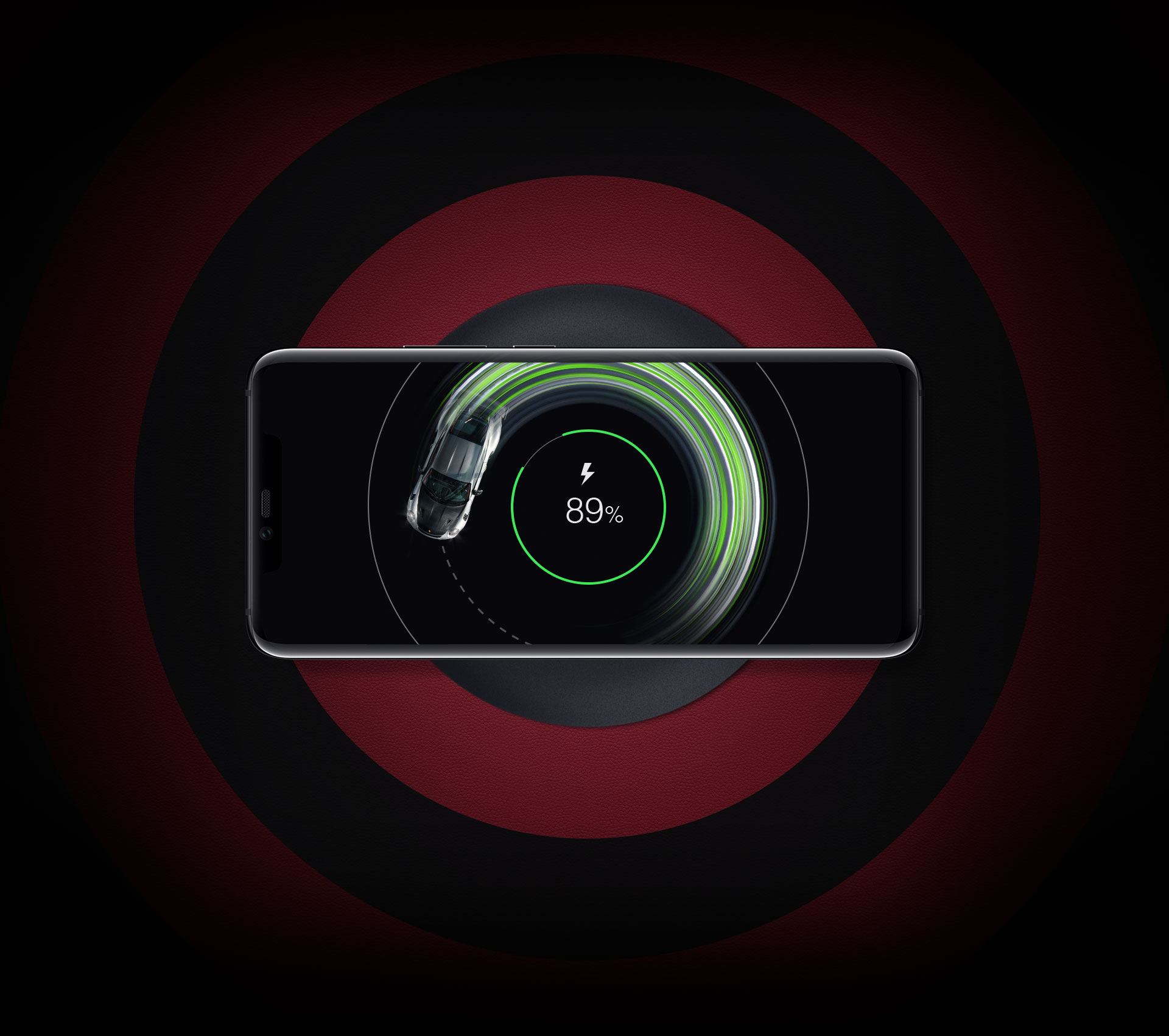 PORSCHE DESIGN HUAWEI Mate 20 RS fast charging and wireless charging
